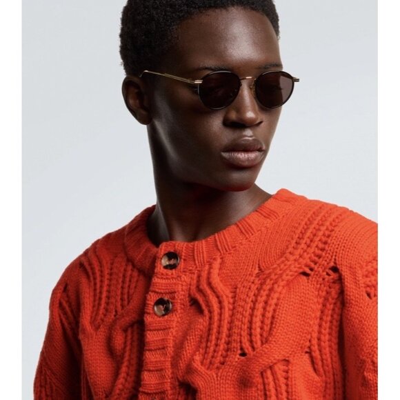 BOTTEGA VENETA Light Ribbon Sunglasses Gold Grey main image 5